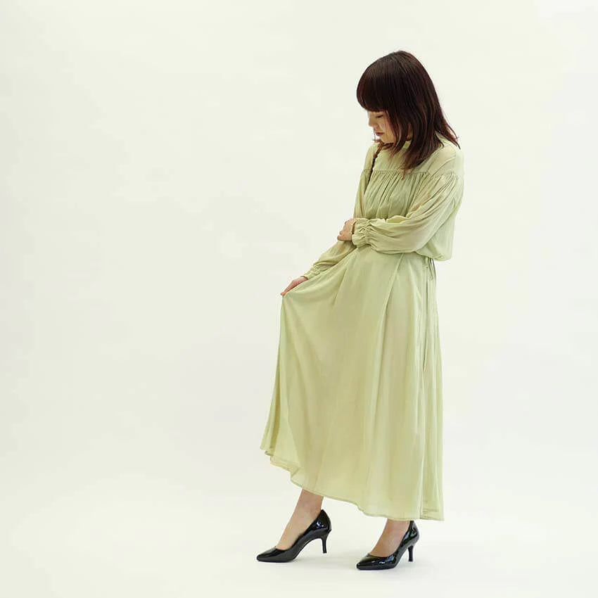 ギャザーフレアスカート